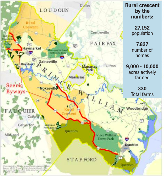 Rural crescent by the numbers